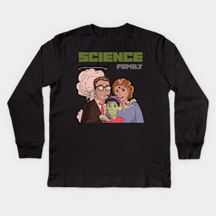 Science Family Kids Long Sleeve T-Shirt